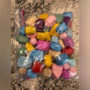 Colorful Geometric Building Blocks Set